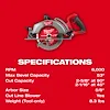 M18 FUEL™ 7-1/4" Rear Handle Circular Saw, view 23