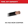 M18™ FORCE LOGIC™ 750 MCM Crimper with #6 - 750 MCM Cu Dies, view 21