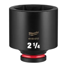 SHOCKWAVE Impact Duty 3/4" Drive 2-1/4" Deep 6 Point Socket standing upright on a plain background.