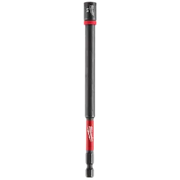 SHOCKWAVE Impact Duty 1/4" x 6" Magnetic Nut Driver with red and black handle, hex shank, and magnetic tip.