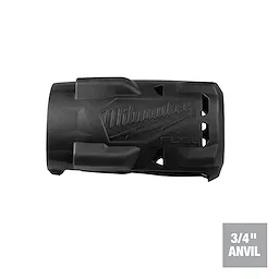 M18 FUEL 3/4" Ext. Anvil High Torque Impact Wrench w/ ONE-KEY Protective Boot shown in black with 3/4" anvil label.