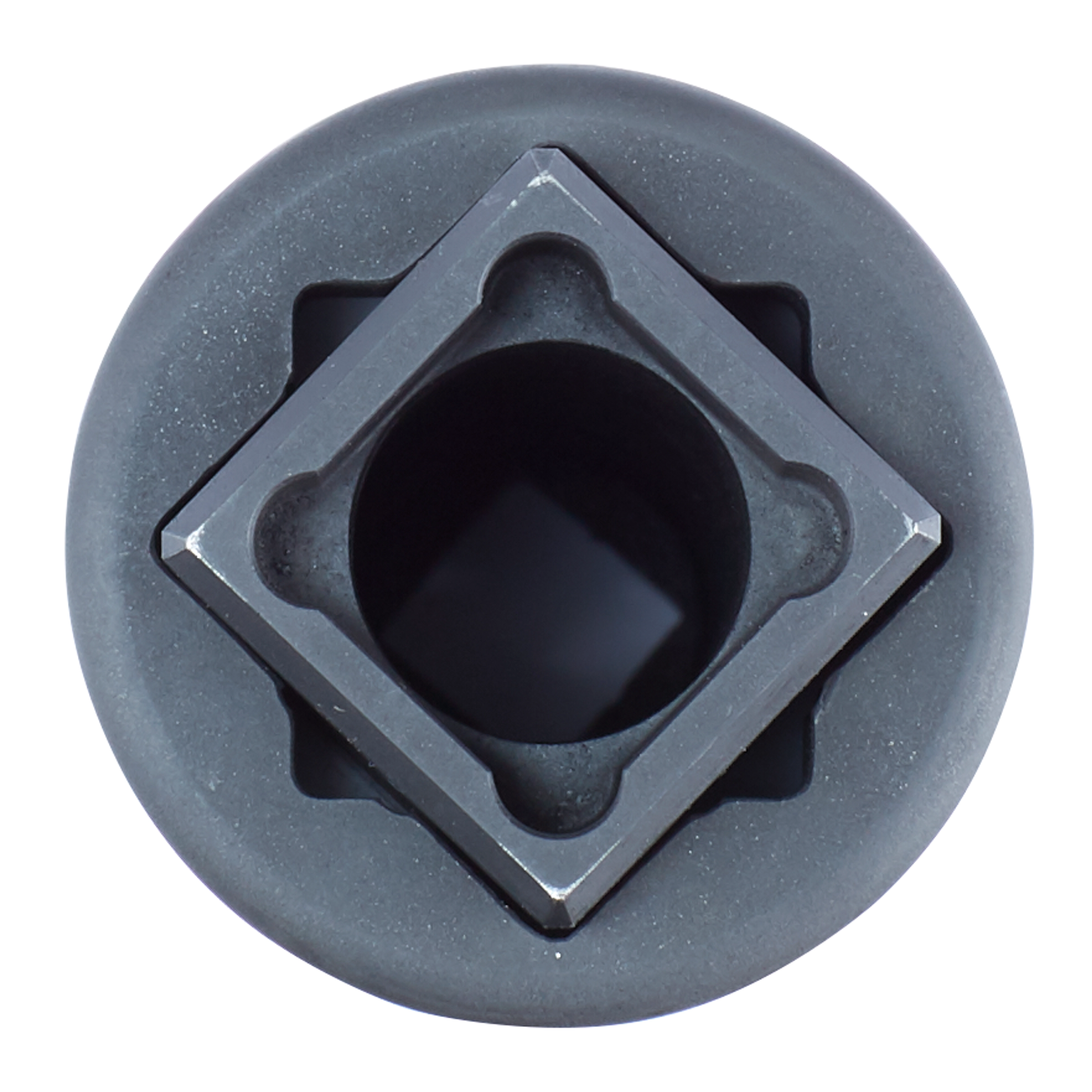 The SHOCKWAVE™ Lineman's 3-in-1 Distribution Utility & Transmission Sockets features a durable metal design with a square-shaped opening for secure fitment. Its multi-functional utility makes it ideal for linemen's work on utility poles and distribution lines.