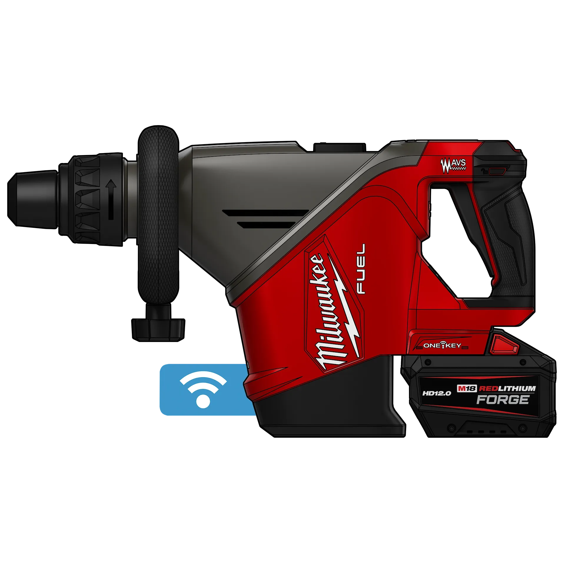 Milwaukee M18 FUEL 18 lb SDS MAX Demolition Hammer Kit 3018-22HD
