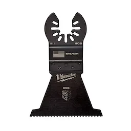 Milwaukee OMT Blades, 2-1/2" HCS WOOD BLADE, black color, made in USA with global materials. For precise wood cutting.