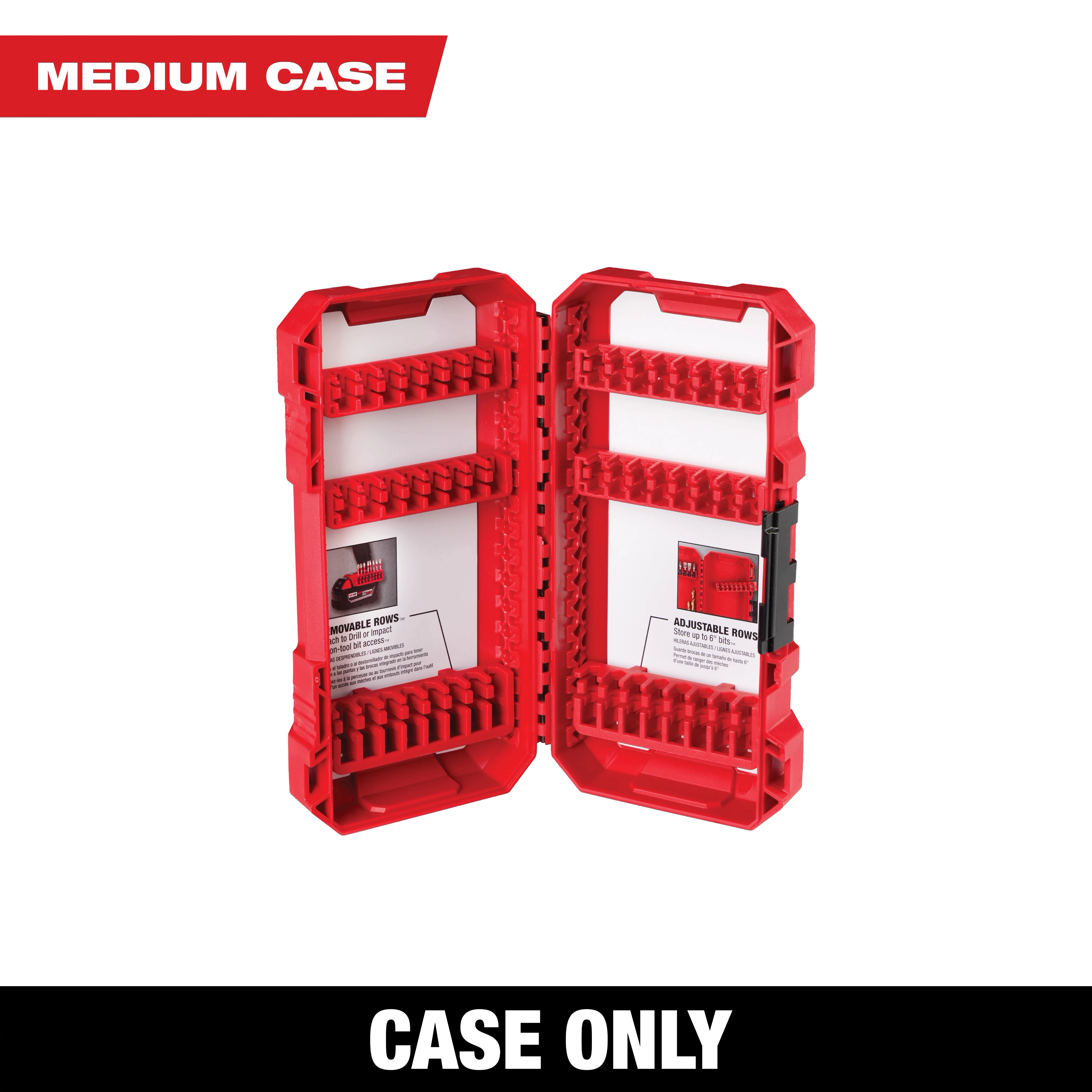 MILWAUKEE® Customizable Medium Case for Impact Driver Accessories