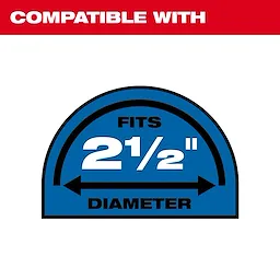 2-1/2 Inch Vacuum Diameter: Fits 2-1/2 inches.