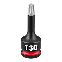 SHOCKWAVE Impact Duty 3/8" Drive 2" Torx T30 Bit Socket features a black and silver torx head, with "T30" printed in white on the socket.