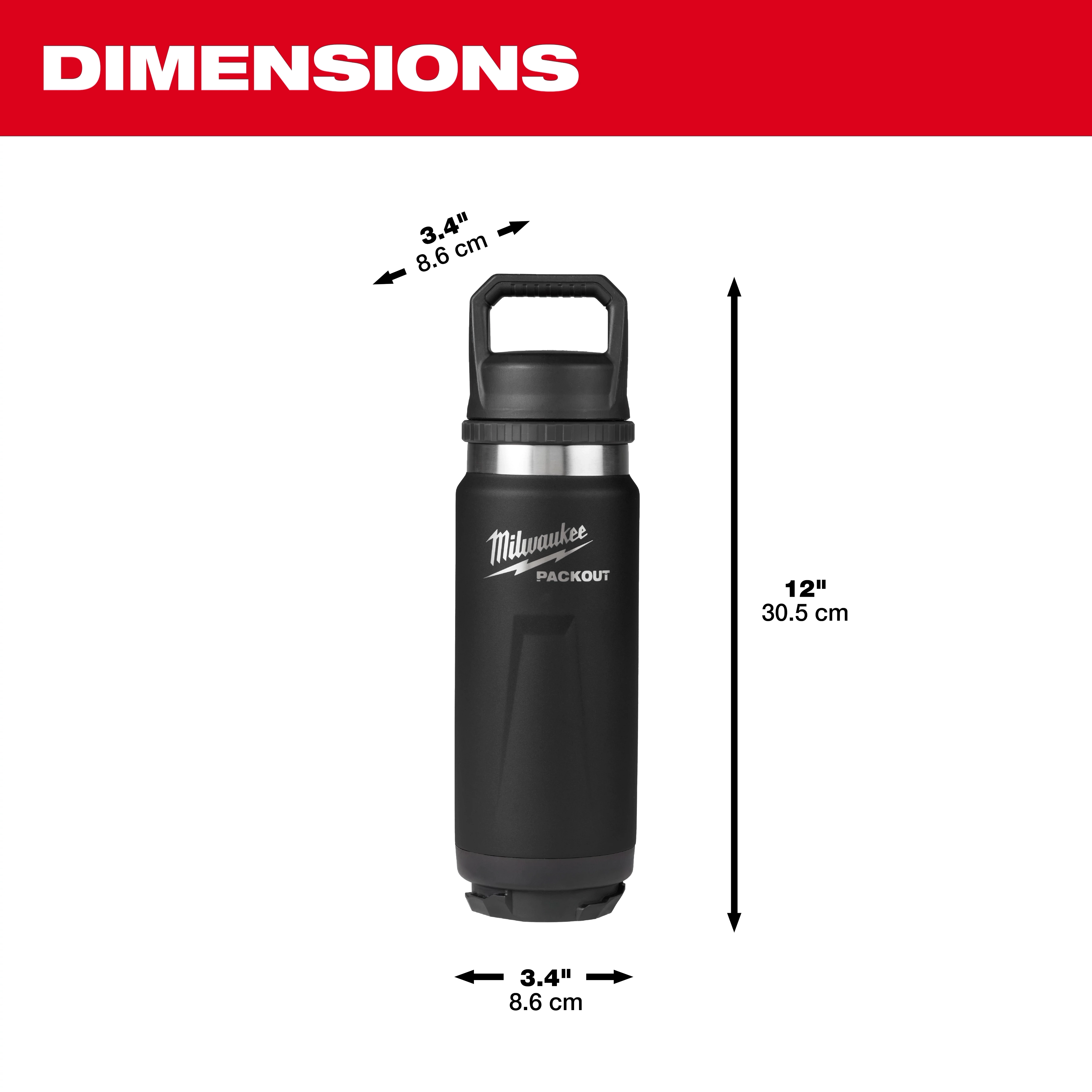 PACKOUT™ 24oz Insulated Bottle with Chug Lid