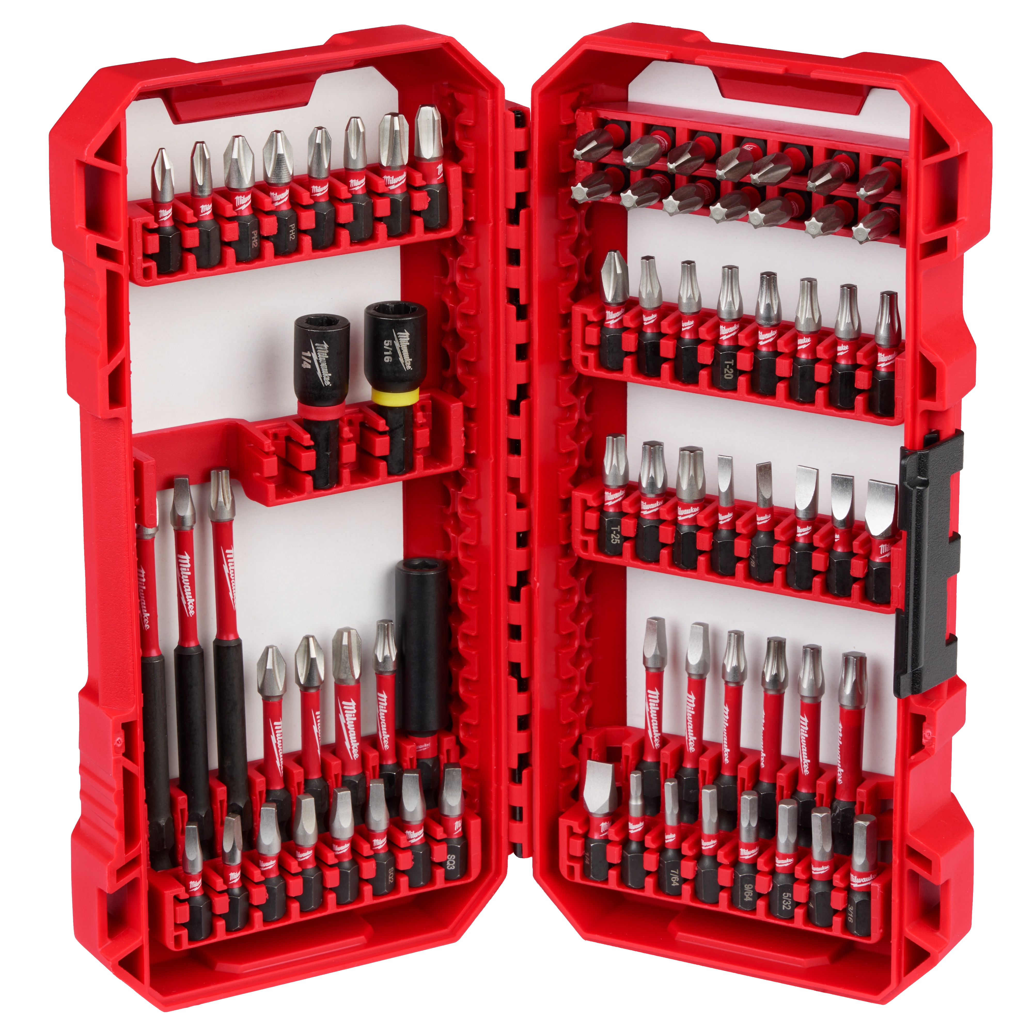 SHOCKWAVE™ Impact Duty Driver Bit PACKOUT™ Kit – 70PC | Milwaukee Tool
