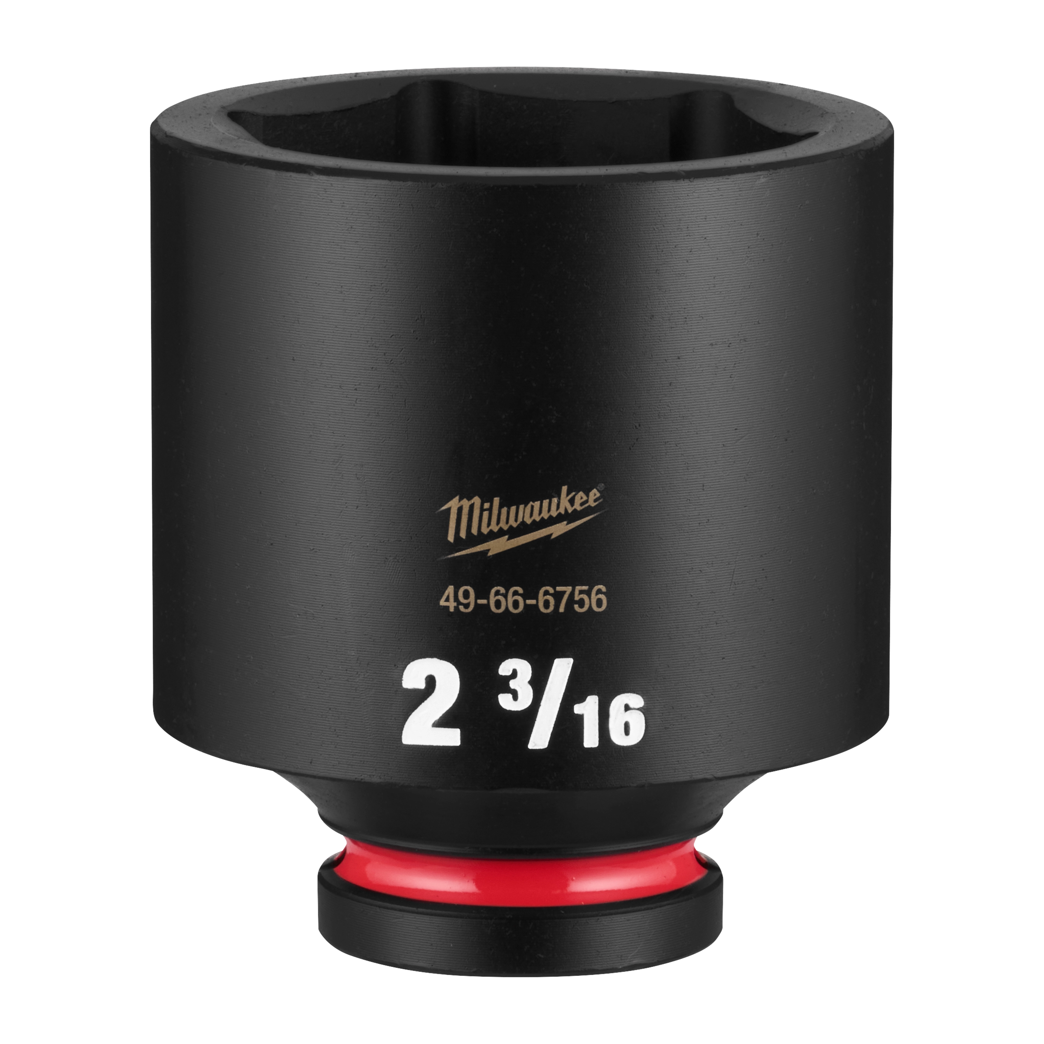 SHOCKWAVE Impact Duty 3/4" Drive 2-3/16" Deep 6 Point Socket standing upright on a plain background.