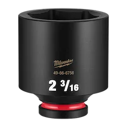 SHOCKWAVE Impact Duty 3/4" Drive 2-3/16" Deep 6 Point Socket standing upright on a plain background.