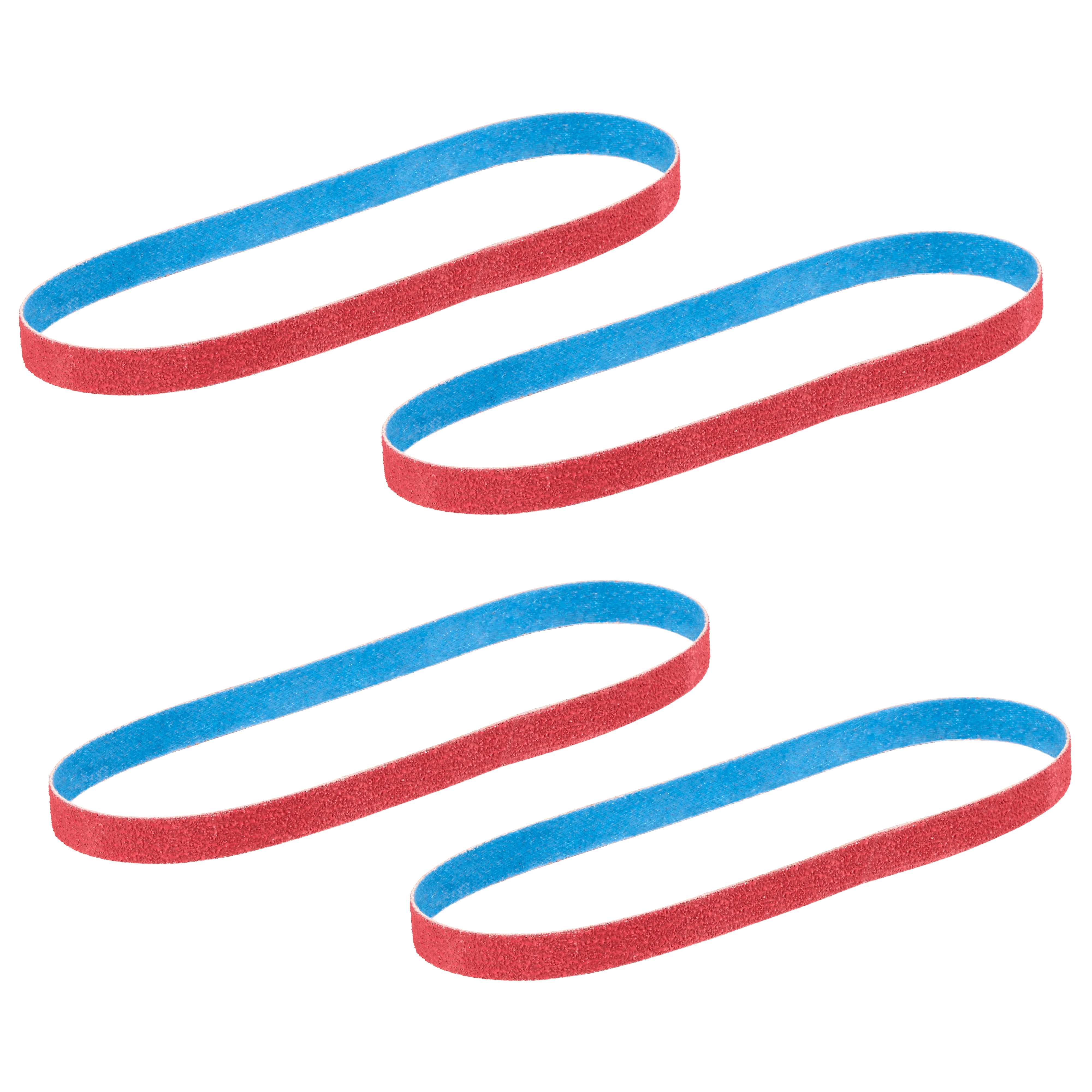 Image of the Milwaukee 1/2” x 18” 60 Grit Bandfile Belts – 4 pack