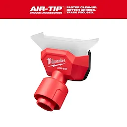 The AIR-TIP Compact Dust Collector is a vacuum accessory with a wide, clear suction head for effective dust collection.