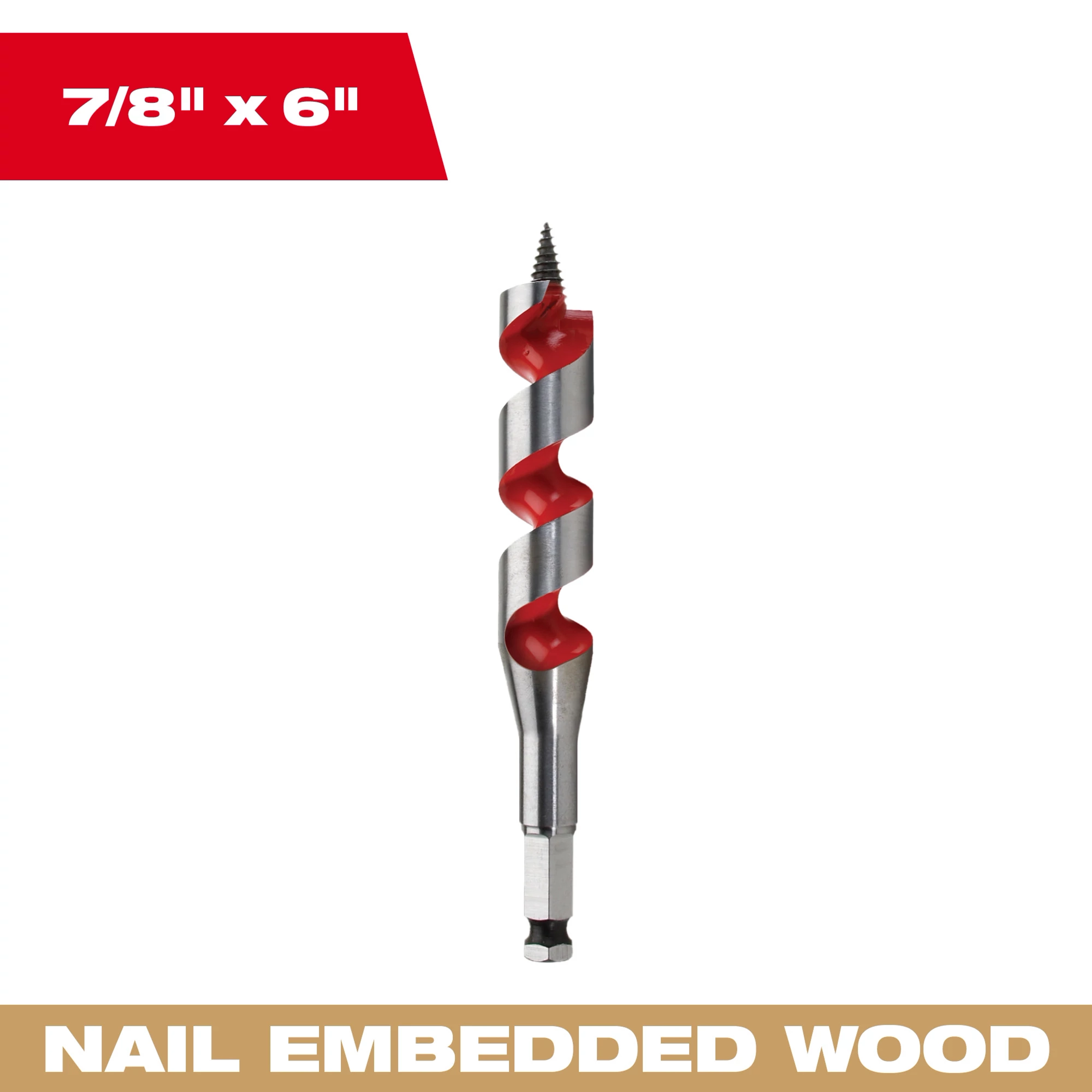 7/8" x 6" Ship Auger Bit