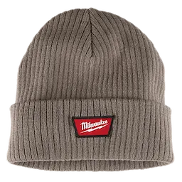 Image of the Milwaukee Rib-Knit Cuffed Beanie in brown