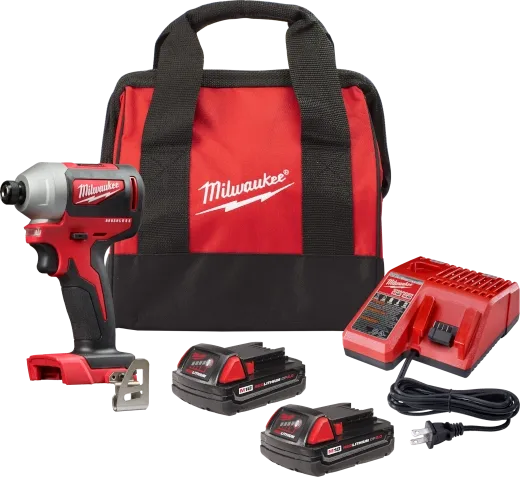 M18 1/4" Hex Impact Driver Kit