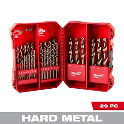 RED HELIX™ Cobalt Drill Bit Set – 29PC