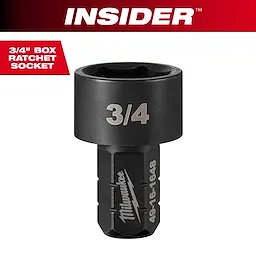 INSIDER™ Box Ratchet Socket 6 Point 3/4"