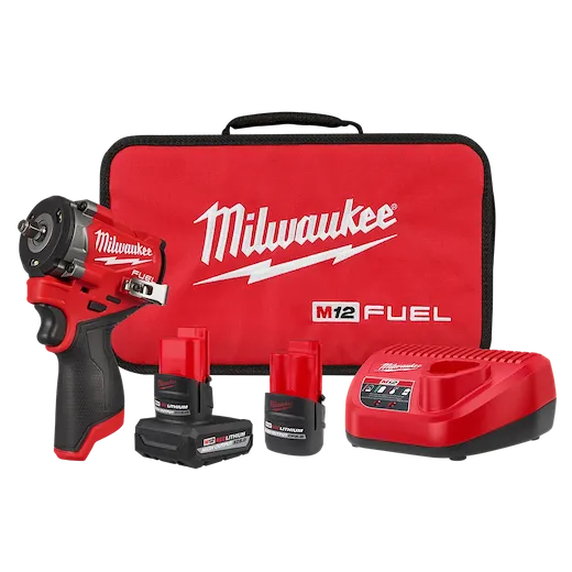 M12 FUEL™ Stubby 3/8" Impact Wrench Kit