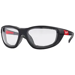 Performance Safety Glasses with Gasket – Clear Fog-Free Lenses