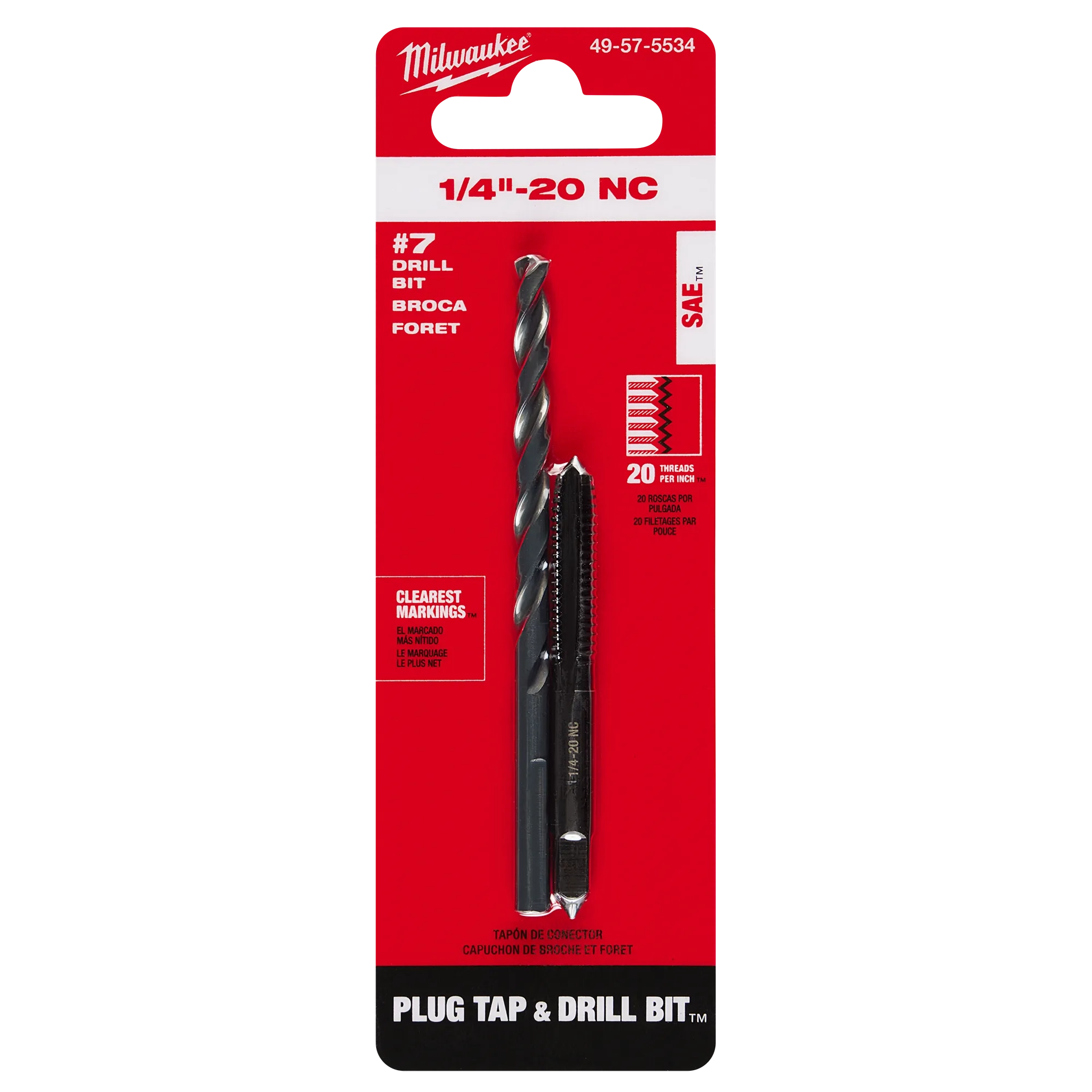 thumbnail image 2 of 1/4-20 NC Straight Flute Taps – 10-Pack, New 2 of 4