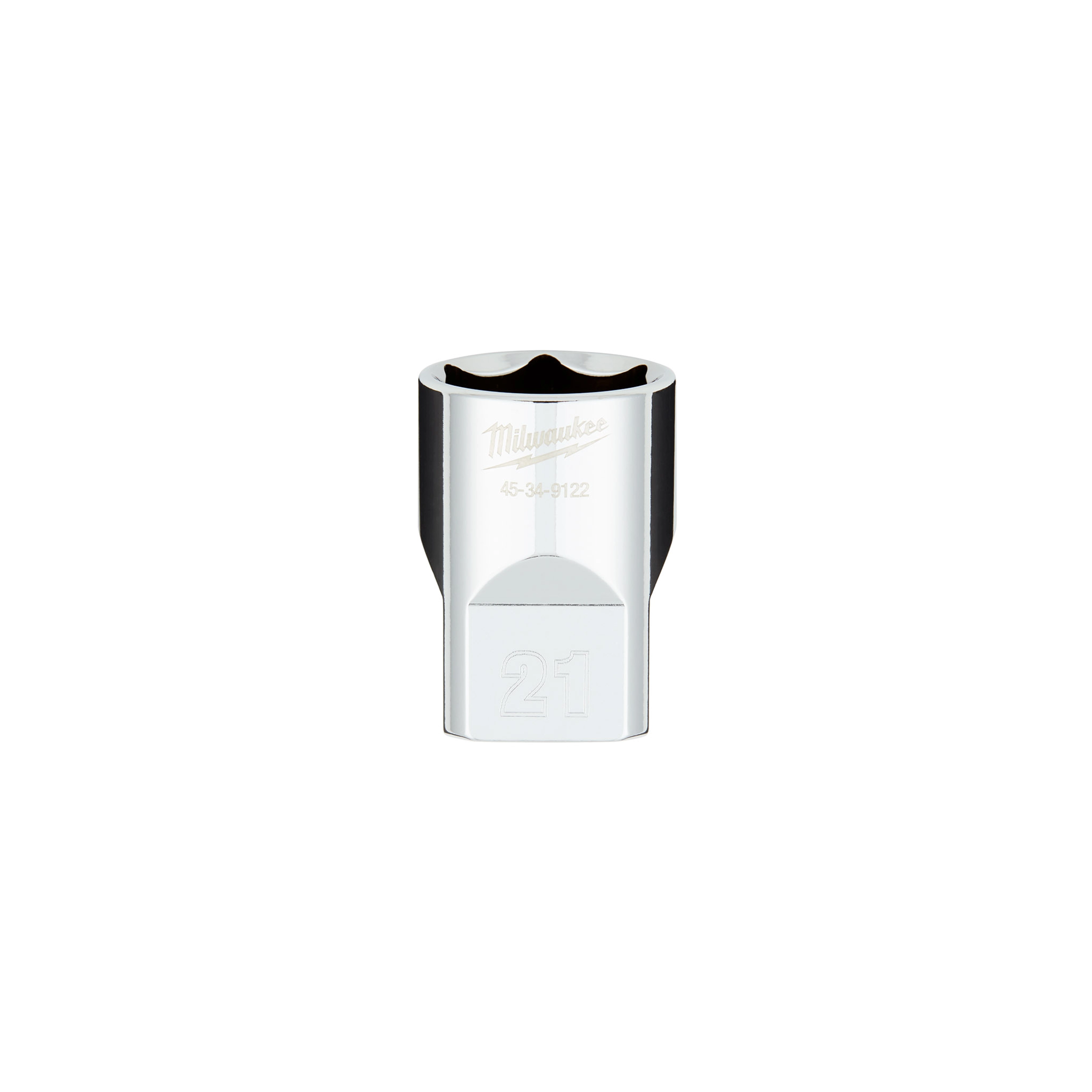 1/2" Drive 21MM Metric 6-Point Socket with FOUR FLAT™ Sides