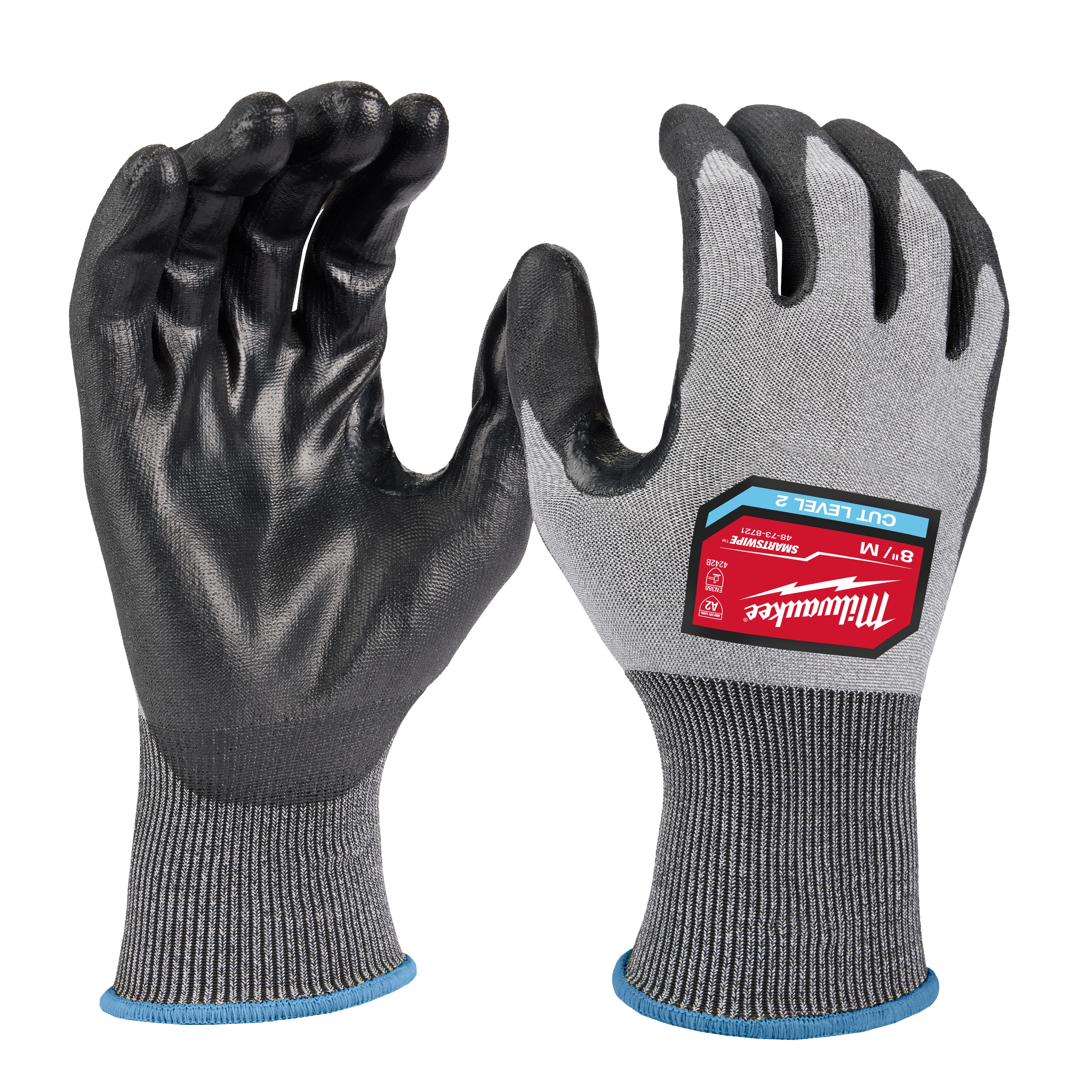 Cut Level 2 High Dexterity Polyurethane Dipped Gloves | Milwaukee Tool