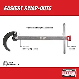 2.5 in. Basin Wrench