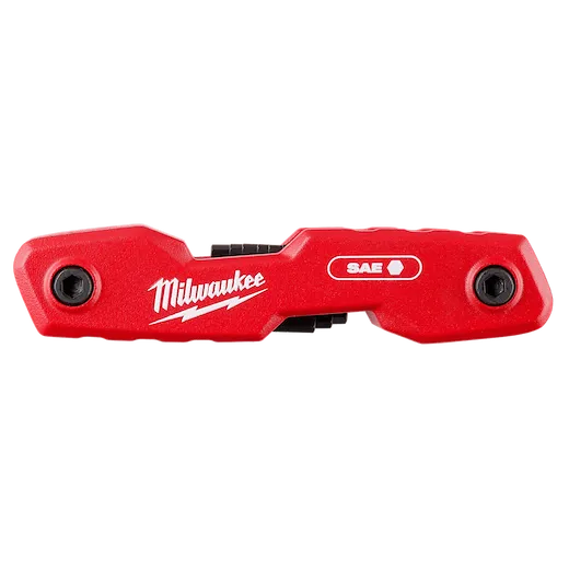 9-Key Folding Hex Key Set - SAE