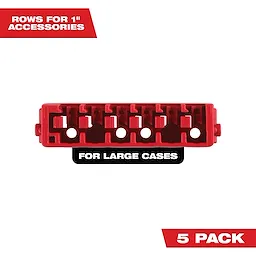MILWAUKEE® Large Case Rows for Insert Bit Accessories 5PK