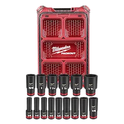 15PC SHOCKWAVE™ Impact Duty Socket 1/2” Drive SAE Set with PACKOUT™