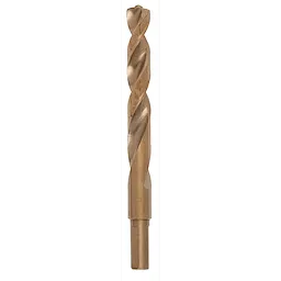 RED HELIX Cobalt 29/64" Drill Bit, featuring a spiraled design and metallic finish, suitable for drilling tough materials.