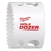 RANGE Hole Dozer Bi-Metal Hole Saw 2-11/16", 2-3/4", 2-7/8" is a white cylindrical saw blade with jagged teeth and red branding.