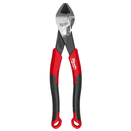 8" Angled Head Diagonal Comfort Grip Cutting Pliers (USA)