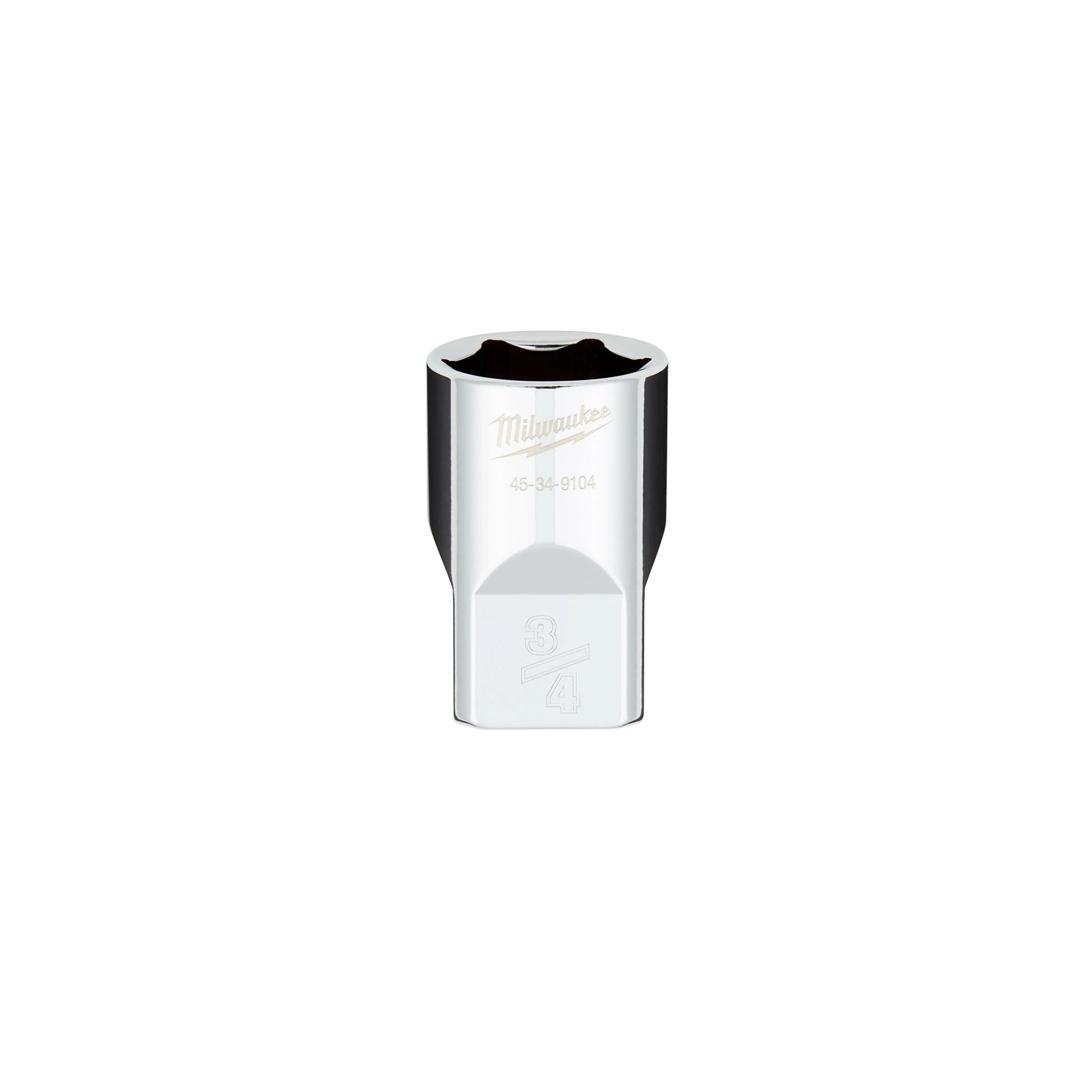 1/2" Drive 3/4" SAE 6-Point Socket with FOUR FLAT™ Sides