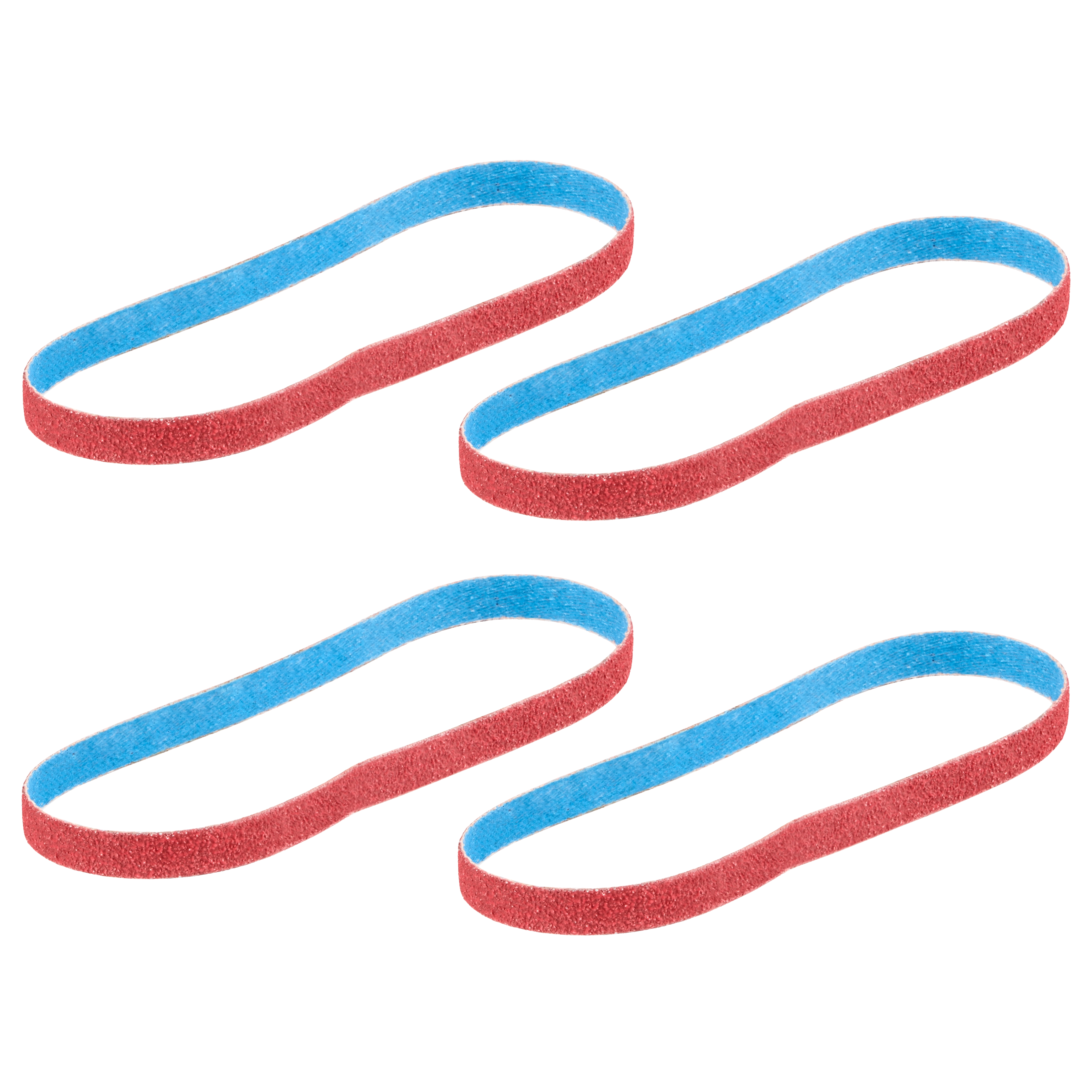 Image of the Milwaukee 1/2” x 18” 60 Grit Bandfile Belts – 4 pack