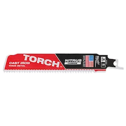 6" 8TPI The TORCH(TM) for CAST IRON with NITRUS CARBIDE(TM) 1PK