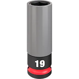 SHOCKWAVE Impact Duty™ 1/2 Drive 19MM Metric Lug Nut Wheel Socket​