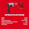 M18™ Brushless 1” SDS Plus D-Handle Rotary Hammer, view 17