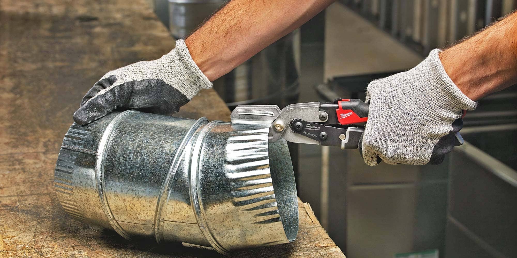 HVAC Hand SPEED SEAMER and Crimper Cutting Tools Milwaukee Tool