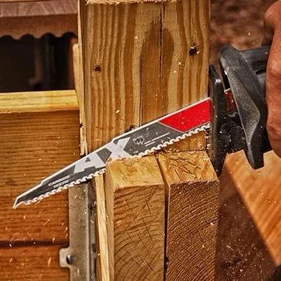 Milwaukee 48-00-5226 SAWZALL® The AX™ With Carbide Teeth Saw Blade 25 Milwaukee 48-00-5226 SAWZALL® The AX™ With Carbide Teeth Saw Blade -Wise Line Tools Sales Shop ax carbide cut faster