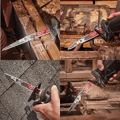 Milwaukee 48-00-5226 SAWZALL® The AX™ With Carbide Teeth Saw Blade 24 Milwaukee 48-00-5226 SAWZALL® The AX™ With Carbide Teeth Saw Blade -Wise Line Tools Sales Shop ax carbide cut more