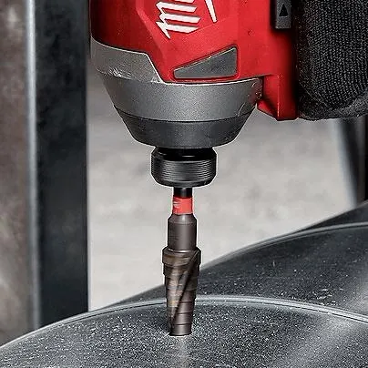 Milwaukee 48-89-9256 - Shockwave Impact Duty Step Bits 7 Milwaukee 48-89-9256 - Shockwave Impact Duty Step Bits -Wise Line Tools Sales Shop step bit optimized for impacts
