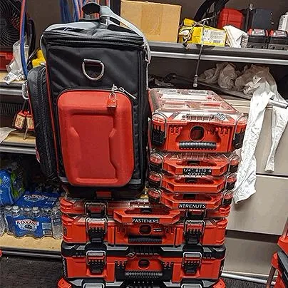 Milwaukee 48-22-8300 - PACKOUT™ Tech Bag 12 Milwaukee 48-22-8300 - PACKOUT™ Tech Bag -Wise Line Tools Sales Shop 48228300left20image