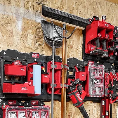 STORAGE Milwaukee 48-22-8349 - PACKOUT™ Long Handle Tool Rack 10 STORAGE Milwaukee 48-22-8349 - PACKOUT™ Long Handle Tool Rack -Wise Line Tools Sales Shop 48 22 8349 enhanced left image