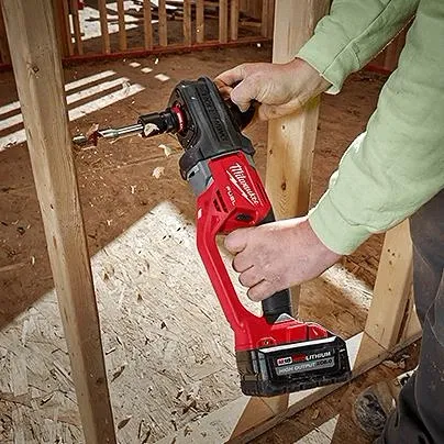 POWER TOOLS Milwaukee 2808-20 - M18 FUEL™ HOLE HAWG® Right Angle Drill W/ QUIK-LOK™ (Tool Only) 12 POWER TOOLS Milwaukee 2808-20 - M18 FUEL™ HOLE HAWG® Right Angle Drill W/ QUIK-LOK™ (Tool Only) -Wise Line Tools Sales Shop 2808 right image