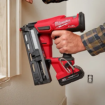 Milwaukee 2841-20 - M18 FUEL™ 16 Gauge Angled Finish Nailer NAILERS AND STAPLERS 23 Milwaukee 2841-20 - M18 FUEL™ 16 Gauge Angled Finish Nailer NAILERS AND STAPLERS -Wise Line Tools Sales Shop 2841 enhancedcontent images left image