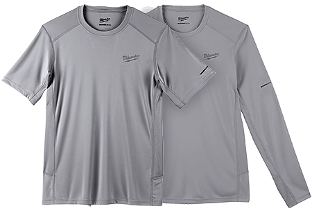 XL GRAY Milwaukee WorkSkin Light Weight Performance Long Sleeve Shirt