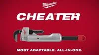48-22-7318 Cheater Aluminum Adaptable Pipe Wrench