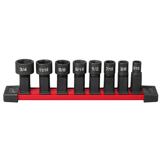 Milwaukee 49-16-1640 INSIDER Box Ratchet Socket Set – 8 Piece SAE, New